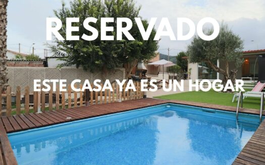 Chalet reformado de 3 habitaciones con jardín, piscina y barbacoa en Sant Vicenç dels Horts