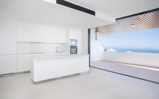 Espectacular apartamento con vistas al mar en el Higuerón · Llave en mano